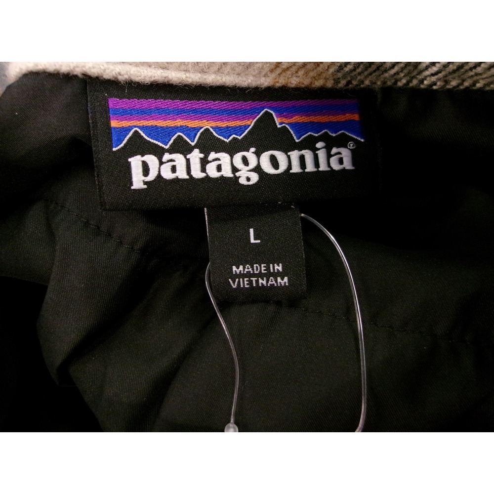 Patagonia Insulated Fjord Flannel Jacket Mens L El Cap Khaki NEW 27640 FA16 - Picture 8 of 9